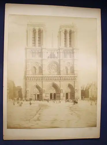 4 orig. Fotografien von Paris mit Notre Dame um 1880 Architektur Kunst Kultur sf