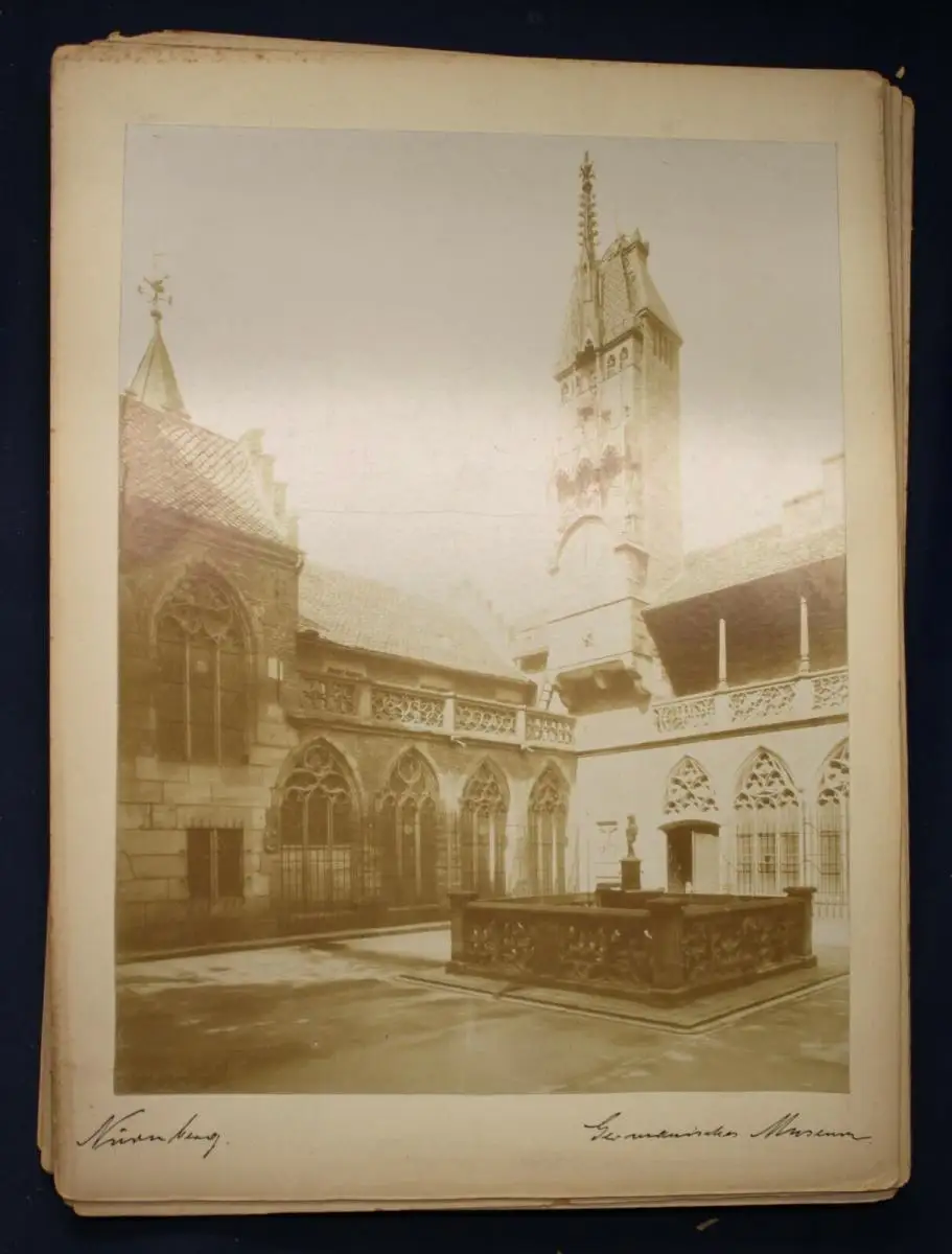 11 orig. Fotografien von Nürnberg um 1880 Architektur Kunst Kultur Bayern sf 2