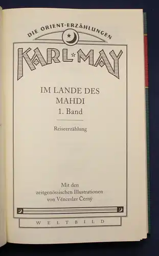 Karl May Im Lande des Mahdi 3 Bde 2003 Weltbild Western Abenteuer Erzählungen sf