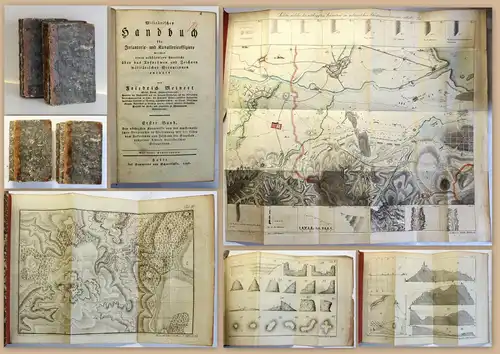 Meinert Militärisches Handbuch für Infanterie- & Kavallerieoffiziere 1798 xz
