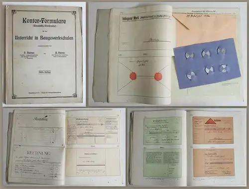 Niehus/Haese: Kontor-Formulare. Geschäftsvordrucke für den Unterricht 1919 - xz