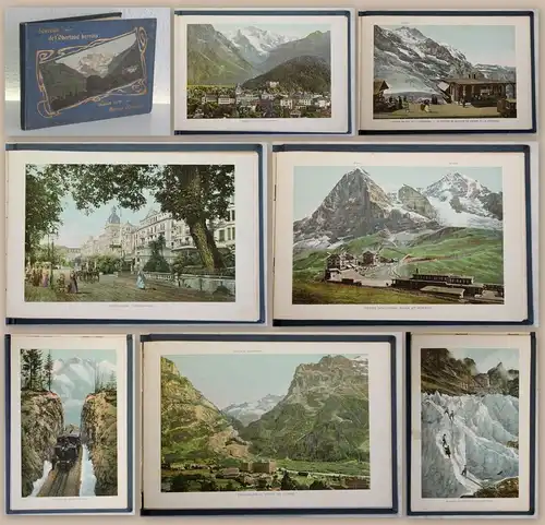 Album vom Berner Oberland mit 25 farbigen Ansichten (um 1890) Schweiz Grafik xy