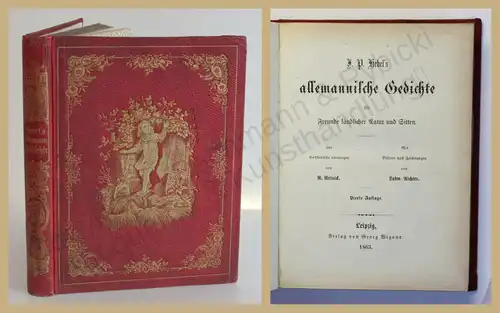 Hebel Allemannische Gedichte für Freunde ländlicher Natur und Sitten 1863 xy