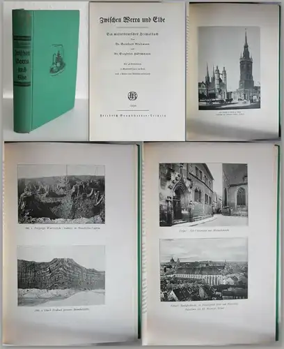 Grahmann/Hübschmann -Zwischen Werra und Elbe. Mitteldeutsches Heimatbuch 1930 xz