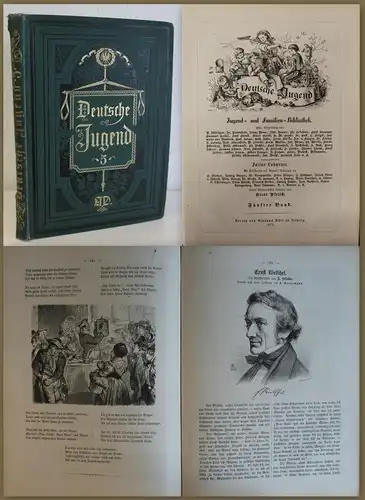 Lohmeyer Deutsche Jungend 5. Bd 1875 Jugend und Familien-Bibliothek Holzschnitte