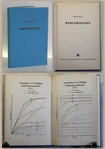 Hans Rau Mercerisation (um 1950) Tetilindustrie Textilveredlung John Mercer xy