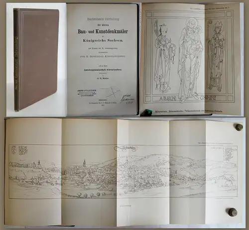 Steche -Bau- und Kunstdenkmäler Königreich Sachsen 1896 - 8. Heft Schwarzberg xz