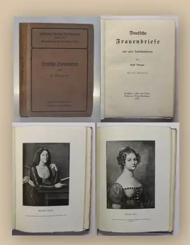 Burger Deutsche Frauenbriefe 1908 Frauenliteratur Belletristik Geschichte xy