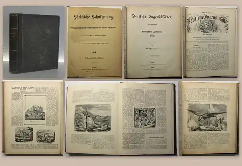 Sammelband Sächsische Schulzeitung 46. Jg. & Deutsche Jugendblätter 19. Jg. 1879