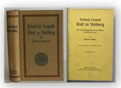 Janssen Friedrich Leopold Graf zu Stolberg 1882 Geschichte Entwicklung Kirche xy