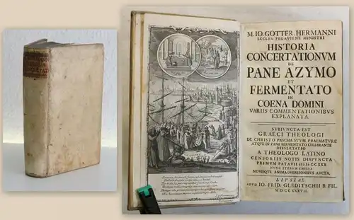 Herman Historia Concertationum De Pane Azymo 1737 Religion Theologie Abendmahl