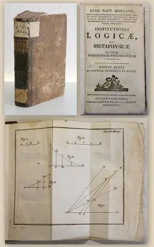 Horvath Institutiones Logicae et Metaphysicae 1788 Philosophie Metaphysik xy