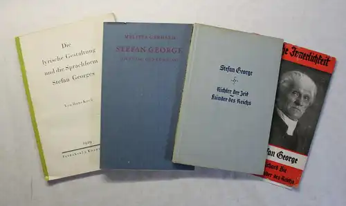 Konvolut Stefan George 3 Bde 1929-1961 Klassiker Gedichte Lyrik Sprachform xz