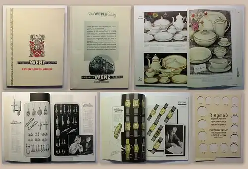 Wenz Katalog Das Buch der 1000 Geschenke Bestecke Uhren Schmuck um 1930 Art Deko