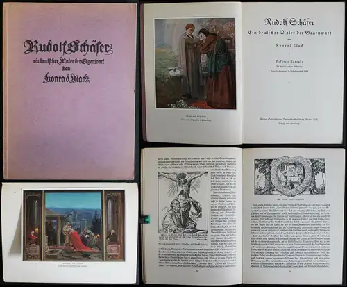 Mack - Rudolf Schäfer Ein deutscher Maler der Gegenwart 1927 - Kirchenmaler xz