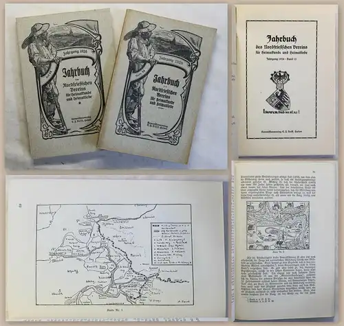 Jahrbuch des Nordfriesischen Vereins für Heimatkunde Jg. 1928 1929 Nordfriesland
