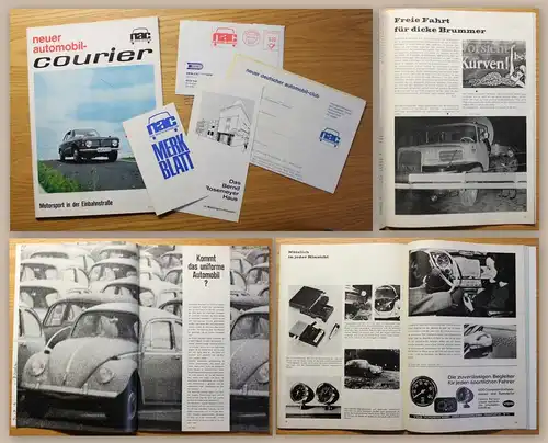 Zeitschrift Mitteilungsblatt Neuer Automobil-Courier NAC Automobil-Club 1965 xz