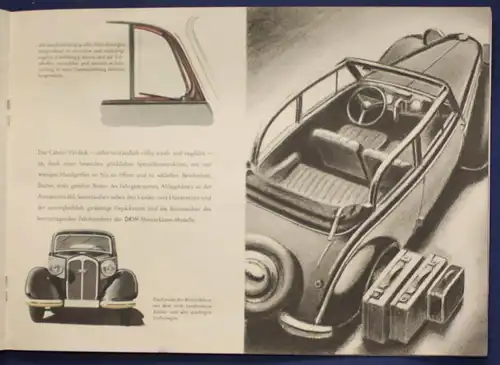Original Broschüre Auto Union DKW - Front  um 1935 Automobilia Geschichte sf