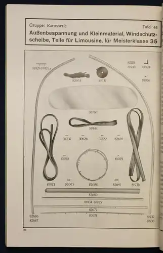 Original Prospekt für DKW Ersatzteile - Liste 42 Frontwagen Typen 1935 sf