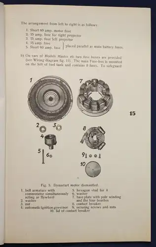 Original Prospekt Instruction Book for DKW Frontwheel drive cars 1936 sf