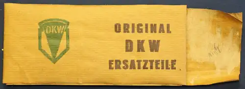 Original DKW Verpackung Ersatzteile um 1935 Motorrad Pappe Automobilia sf