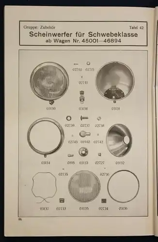 Original Prospekt für DKW Ersatzteile - Liste 40 Schwebeklasse 1935 Motorrad sf