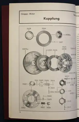 Original Prospekt für DKW Ersatzteile - Liste 50 Schwebeklasse 50001 1935 sf