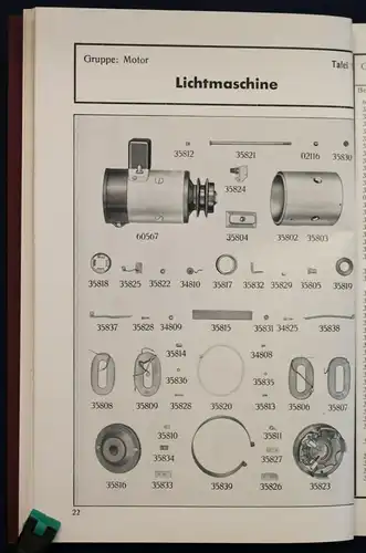 Original Prospekt für DKW Ersatzteile - Liste 50 Schwebeklasse 50001 1935 sf