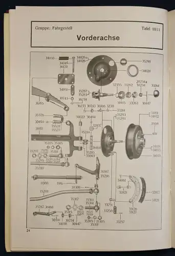 Original Prospekt für DKW Ersatzteile - Liste 40a Nachtrag zur Liste 40 1935 sf