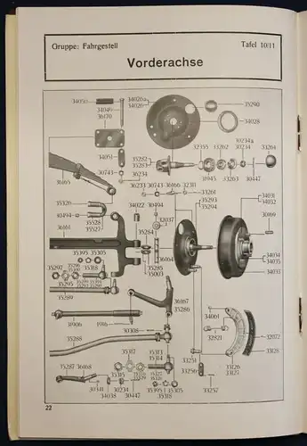 Original Prospekt für DKW Ersatzteile - Liste 40a Nachtrag zur Liste 40 1935 sf