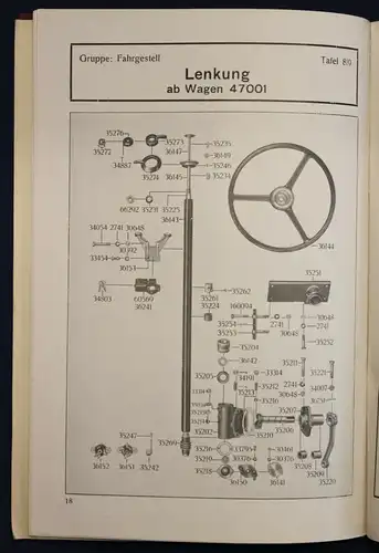 Original Prospekt für DKW Ersatzteile - Liste 40a Nachtrag zur Liste 40 1935 sf