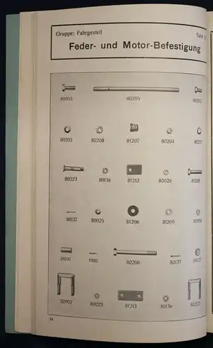 Original Prospekt für DKW Ersatzteile - Liste 32 Reichsklasse Typ 1933 sf