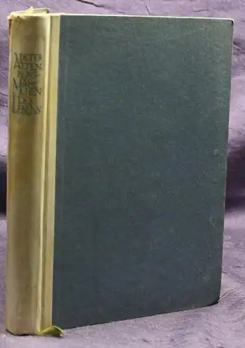 Altenberg Märchen des Lebens 1911 Belletristik Literatur Roman Geschichten sf
