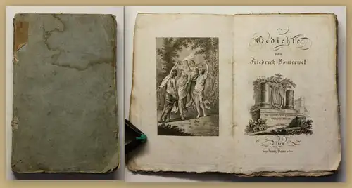 Bouterwek Gedichte 1810 EA Belletristik Klassiker Dichtkunst belletristisch sf