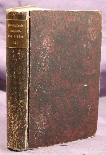 Laube Französische Lustschlösser 3. Band 1840 Geschichte Frankreich Ortskunde sf