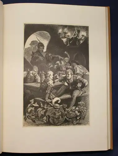 Goethe Faust Prachtausgabe um 1890 Dämonen Mephisto Mephistopheles Teufel sf