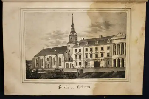 Sachsens Kirchengalerie - Dresden Meißen St. Afra - 76 Lithos + 14 Beigaben 1837