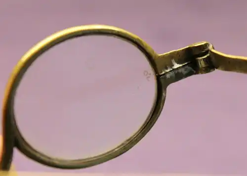 Sehr seltene antike Brille aus Messing um 1780 Optikerkunst alte Berufe sf