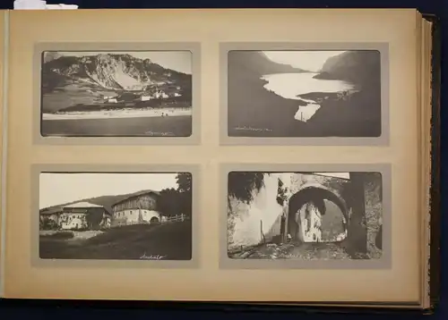 Fotoalbum über Südtirol mit ca. 126 Fotos um 1910 Landeskunde Italien sf