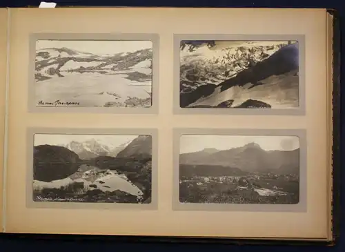 Fotoalbum über Südtirol mit ca. 126 Fotos um 1910 Landeskunde Italien sf