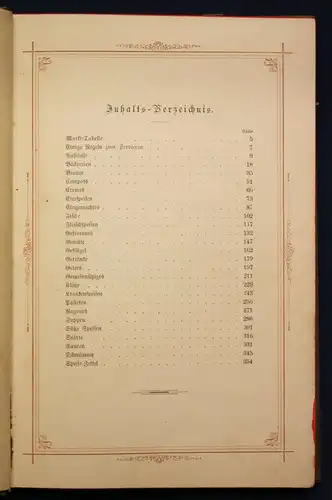 Koch-Buch der praktischen Hausfrau um 1890 Kochbuch Rezepte Kochen Backen sf