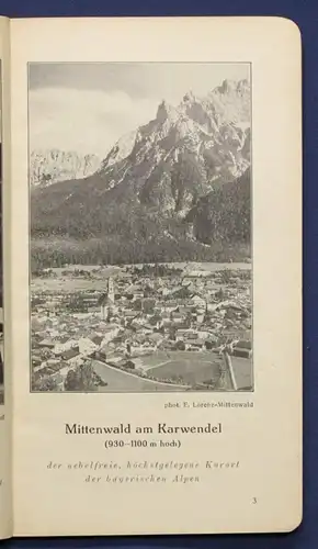 Vier Südbayern und Grenzlande 1934 Ortskunde Landeskunde Reise Geografie sf