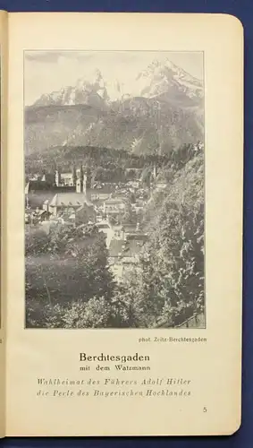 Vier Südbayern und Grenzlande 1934 Ortskunde Landeskunde Reise Geografie sf