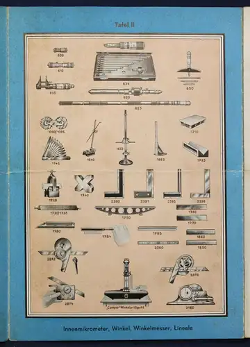 Original Prospekt Feinmeßzeige Keilpart um 1947 Handwerk Technik Industrie sf