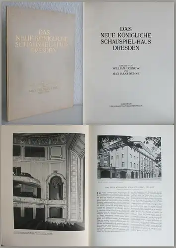 Das Neue Königliche Schauspiel-Haus in Dresden um 1913 - Architektur Sachsen -xz