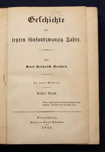 Rotteck Allgemeine Geschichte vom Anfang der hist. Kenntnis 1. Band 1841 js