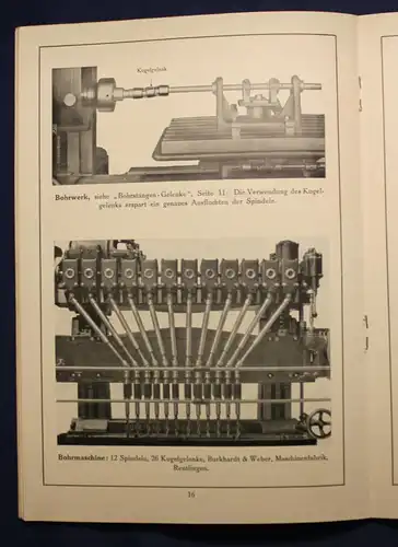 Original Prospekt Handbuch für Kugelgelenk - Antriebe um 1935 Technik js