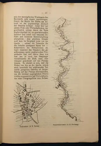 Hennig Die Dorfformen Sachsens 1912 Geschichte Landeskunde Saxonica Geografie sf