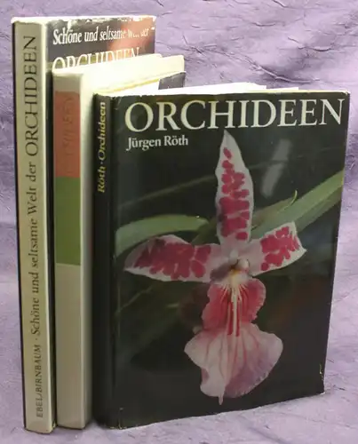 Richter/ Röth/ Ebel Orchideen 3 Bde um 1970 Botanik Flora Pflanze Natur sf