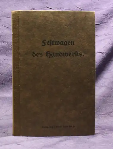 Festwagen des Handwerks um 1900 Orig.-  Halbleinmappe  Dänemark Monarchie js